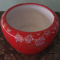 Плошка красная